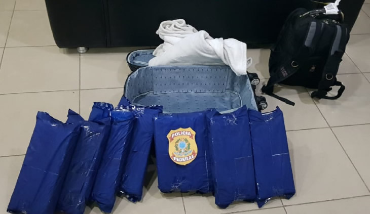 Mulher é presa pela PF com maconha em aeroporto