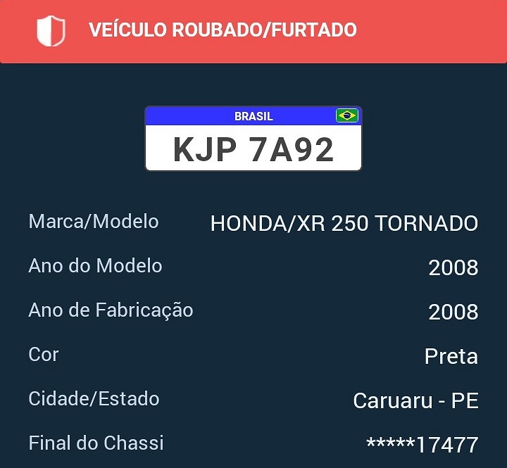 Motos HONDA XR 2008 em Pernambuco